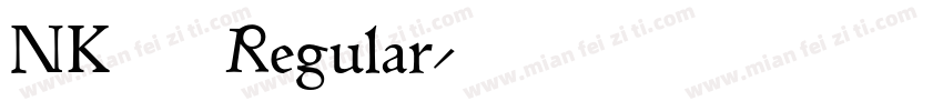 NK103 Regular字体转换